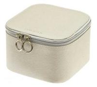 Coffret à bijoux carré DAVIDTS Zip'n go - beige 7615 Beige G