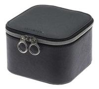 Coffret à bijoux carré DAVIDTS Zip'n go - noir 7614 Noir G