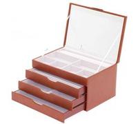 Coffret à bijoux DAVIDTS Static L - cognac 7791 Marron G