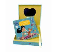 Coffret à bijoux - Disney - Jasmine - Miroir - Carnet d'amitié - 4 pièces