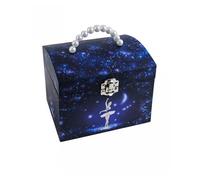 TROUSSELIER - Grande Boîte à Bijoux Musicale Phosphorescente - Danseuse Etoile - Vanity Case - Boite a Bijoux Fille - Coffret Bijoux Fille - Cadeau Anniversaire Noel