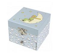 Coffret à bijoux musical - Le petit Prince - Phosphorescent - Sans pile - Bois