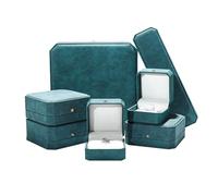 Coffret à bijoux octogonal, rangement multi-usage for bagues, pendentifs, colliers et bracelets, élégant écrin for boucles d'oreilles et chaînes de perles Rangement de bijoux