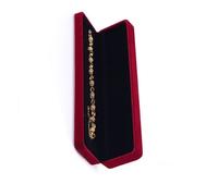 Coffret à bijoux pour colliers et bracelets Rouge foncé