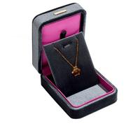 Coffret à bijoux vintage en velours, organiseur de bijoux en similicuir for bagues, colliers, boucles d'oreilles et bracelets avec doublure en flanelle Emballage cadeau(Grey,7.5 * 9.5 * 5cm)