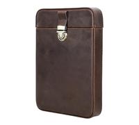 Coffret à cigares de Voyage 6 tiroirs, en Cuir cèdre, avec Coupe-cigares et Accessoires Rangement for Homme pour Storage