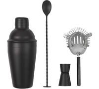 Coffret à cocktail en inox avec 4 accessoires No Name Cook Concept KV7335 Noir