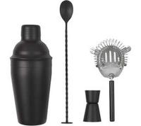 Coffret à cocktail en inox noir 4 accessoires Noir
