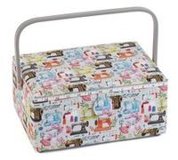 Coffret à couture motif machine à coudre - 23.5x32x16.5 cm - Distrifil(...) - Multicolore Multicolore G