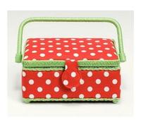 Coffret à couture Polka rouge taille moyenne - Prym(...) - Rouge