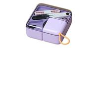 Coffret à couture Portable et multifonctionnel, boîte de rangement for la main, Mini domestique voyage, Kit Pour Fil Aiguilles(Purple)