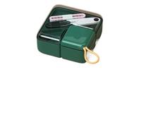 Coffret à couture Portable et multifonctionnel, boîte de rangement for la main, Mini domestique voyage, Kit Pour Fil Aiguilles(Dark Green)