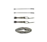 Coffret à crustacés 5 pièces en acier inoxydable - -