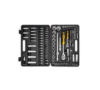 Coffret à douilles 94 pièces Chrome vanadium 1/2 et 1/4 Malette professionnelle VITO