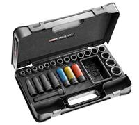 Coffret à douilles à chocs 1/2'' impact 6 pans 10-32mm - FACOM - NS.550B