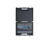 Coffret à douilles et accessoires 1/2" hexagonal EVAWAVE - 46 pièces