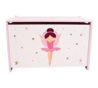 Coffret à jouets en bois - Danseuse Ballerine - FUN HOUSE - H.40 x L.58 x P.36 cm