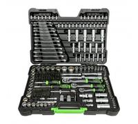 Coffret à outils 216 pièces avec douilles 12 pans 1/4", 3/8" et 1/2" - JBM