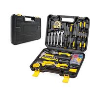 Coffret à Outils Complète. Kit d’Outils Portable. Caisse à Outils de 108 Pièces pour le Bricolage. Boite à Outils Ménagers. Malette Outils pour les Réparations Domestiques et l’Usage Général.