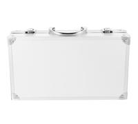 Coffret à Outils en Alliage D'aluminium, Léger et Portable, Argenté | Organisation D'espace, Charnières Renforcées, Doublure Mousse Noire, pour Premiers Secours et Atelier
