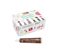 Coffret à pâtisserie 6 douilles inox et poches jetables + 1 Stylo chocolat