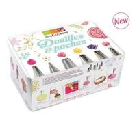 Coffret à pâtisserie - 6 douilles inox et poches jetables -