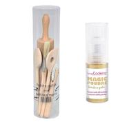 Coffret à pâtisserie pour enfants + 1 poudre alimentaire irisée dorée Youdoit