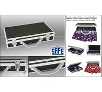 Safe 288 malette numismatique Diamant en Aluminium Noir Vide | 410 x 270 x 85 mm