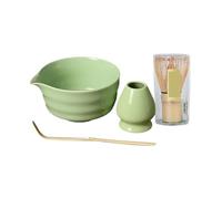 Coffret À Thé Matcha En Céramique, 4 Pièces, Avec Fouet Et Bol, Broyeur Somptueux, Brosse, Outils Matcha Kit(B)