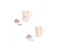 Coffret à thé Sangam 40 rème / Ivoire - Porcelaine