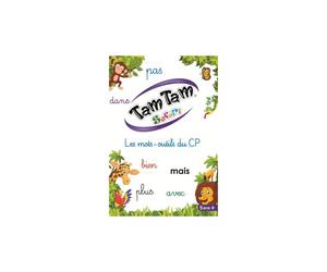 Coffret AB Ludis Tam Tam Safari - Les mots-outils du CP 2 niveaux 4 jeux Lexiques script et cursive Multicolore