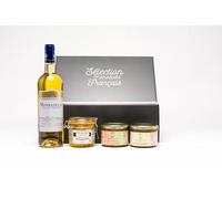 Coffret Abadia - Sélection Foie Gras & Apéritifs Gourmets avec Vin du Sud-Ouest - Relais Gourmet | Artisanal Français | Sans Conservateurs, Additifs ni Colorants | Cadeau Gastronomique & Fêtes