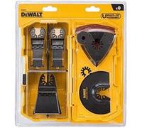 DeWalt Coffret 4 lames DT20731-QZ – plateau de ponçage, 3 abrasifs, adaptateur pour multicutter