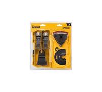 DeWalt Coffret 4 lames DT20731-QZ – plateau de ponçage, 3 abrasifs, adaptateur pour multicutter