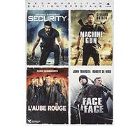Coffret Action 4 Films : Security + Machine Gun + L'aube Rouge + Face À Face