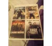 Coffret Action 4 Films : Security + Machine Gun + L'aube Rouge + Face À Face