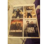 Coffret Action 4 Films : Security + Machine Gun + L'aube Rouge + Face À Face