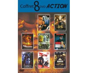 Coffret "Action": Basic / Hero / Sugar Hill / L'enfer du devoir / Appel au meurtre / Le 51 ème etat / Retrograde / Hors de portee - Coffret 8 DVD