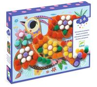 Coffret activités de collages silhouettes et pompons Panachés