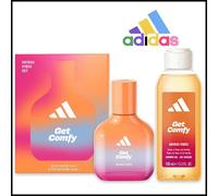 Coffret Adidas EDP 30ML + Gel Douche 100ML Set Parfum Cadeau Get Comfy