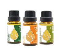 Coffret "Agrumes" Huiles essentielles bio | Orange + Mandarine verte + Bergamote | 100% pures et naturelles | Non diluées | Qualité thérapeutique | Sans OGM | (3 x 15 ml)