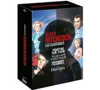Les classiques : Fenêtre sur cour + Sueurs froides + Psychose + Les oiseaux – Alfred Hitchcock – DVD