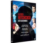 Alfred Hitchcock, Les Classiques : Fenêtre sur Cour + Sueurs Froides + Psychose + Les Oiseaux