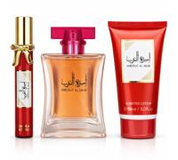 Coffret Ameerat al Arab - Brume 20ml + 50ml + Lotion Parfumée