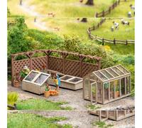 Coffret "Aménagement de jardin" - Laser Cut - NOCH 66805 - HO 1/87