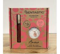 Coffret Amour - Parfum relaxant & collier quartz rose