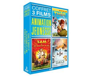 Coffret animation jeunesse 3 films : thor ; sam et les monstres de feu ; sarila