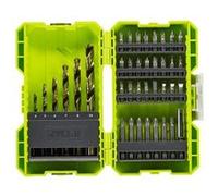 Coffret antichocs empilable RYOBI 38 accessoires de perçage-vissage - porte embouts RAK38SDD G
