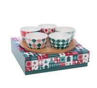 Coffret apéritif 5 bols Santa Amadeus