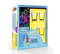 Apéro Chaises Perchées - Coffret Avec 4 Verres À Shots, 18 Chaises Et 1 Livre De Recettes